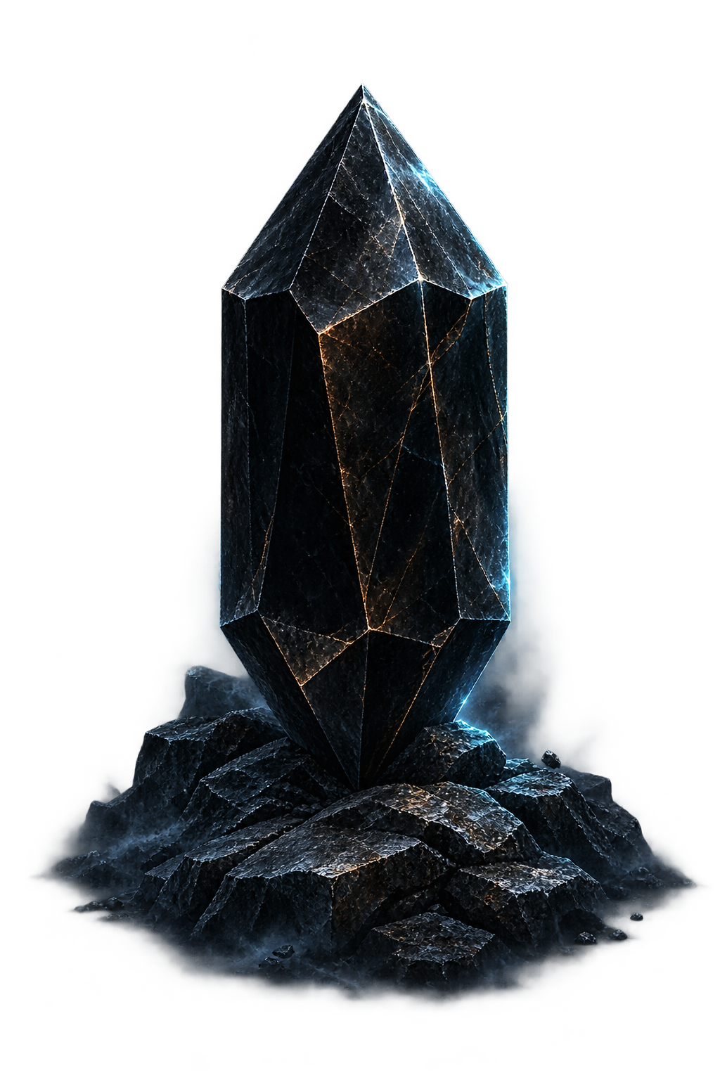 Unforged onyx crystal